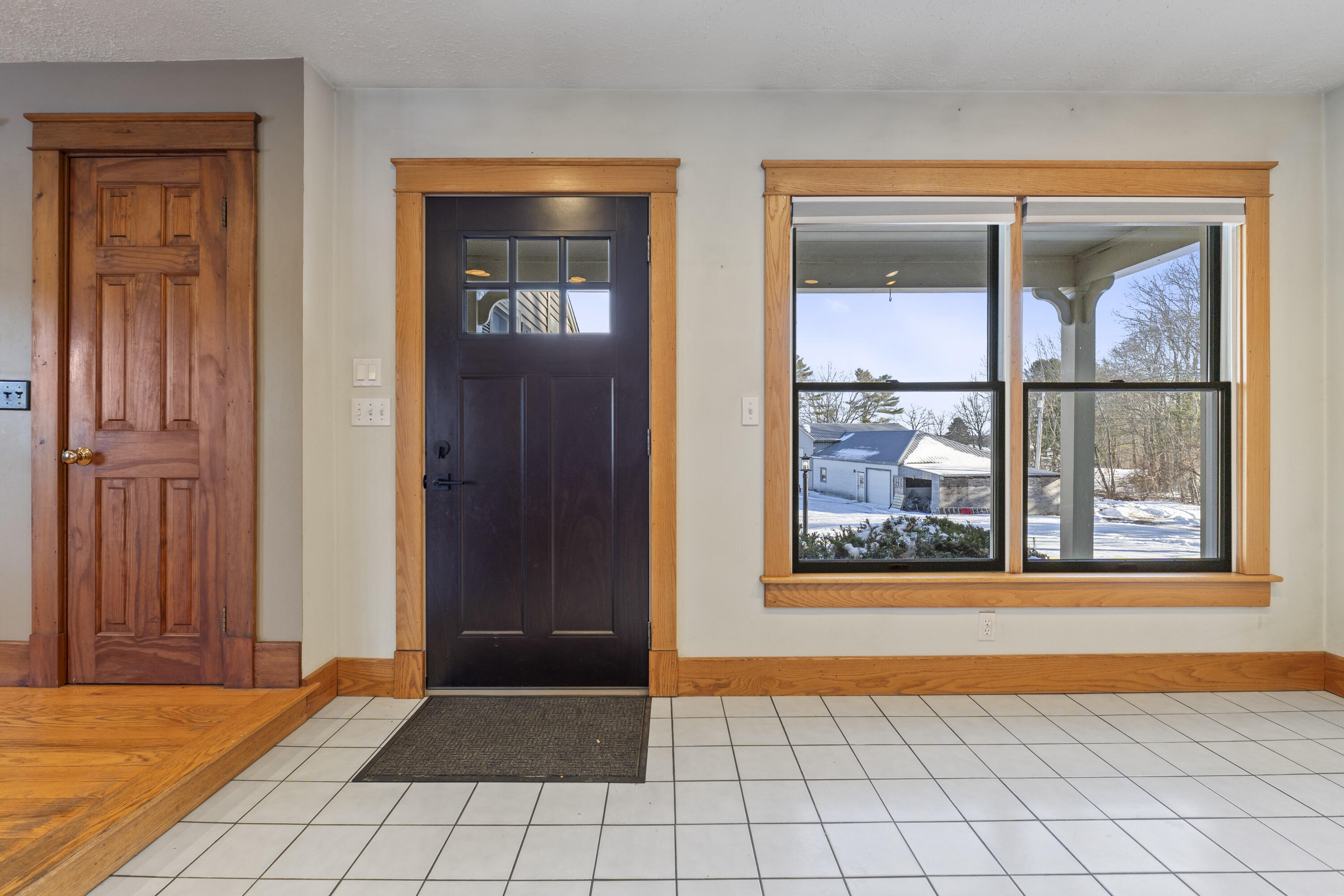 467 Bay Road Bowdoinham, ME 04008 - Photo 8 of 81 Door to Kitchen from Side Porch
