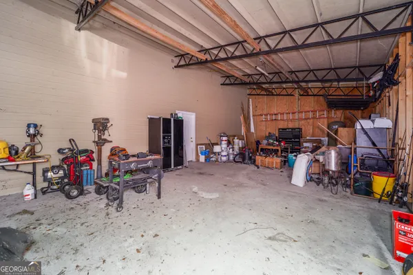 a view of a storage room with a lot of stuff