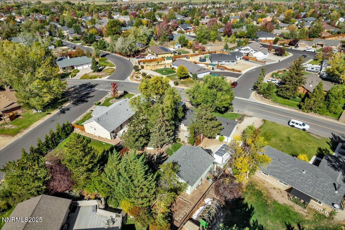 1231 Manhattan Way Gardnerville, NV 89460 - Photo 43 of 45 an aerial view of residential houses with outdoor space