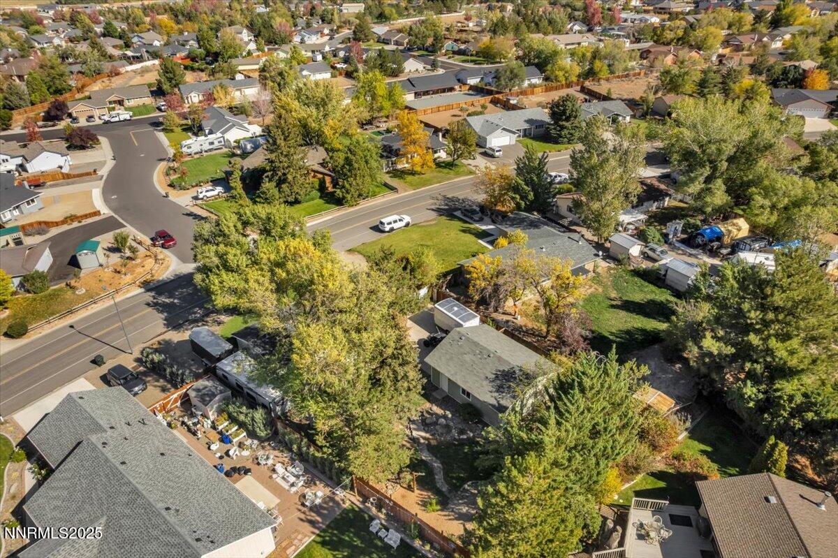 1231 Manhattan Way Gardnerville, NV 89460 - Photo 44 of 45 an aerial view of residential houses with outdoor space
