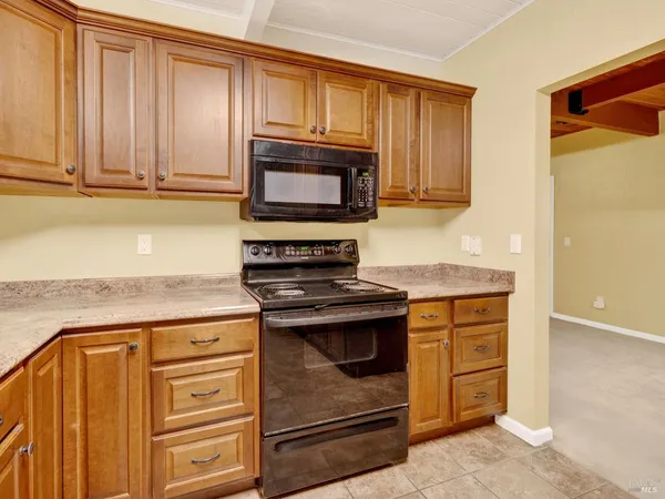 a view of a livingroom with a chandelier