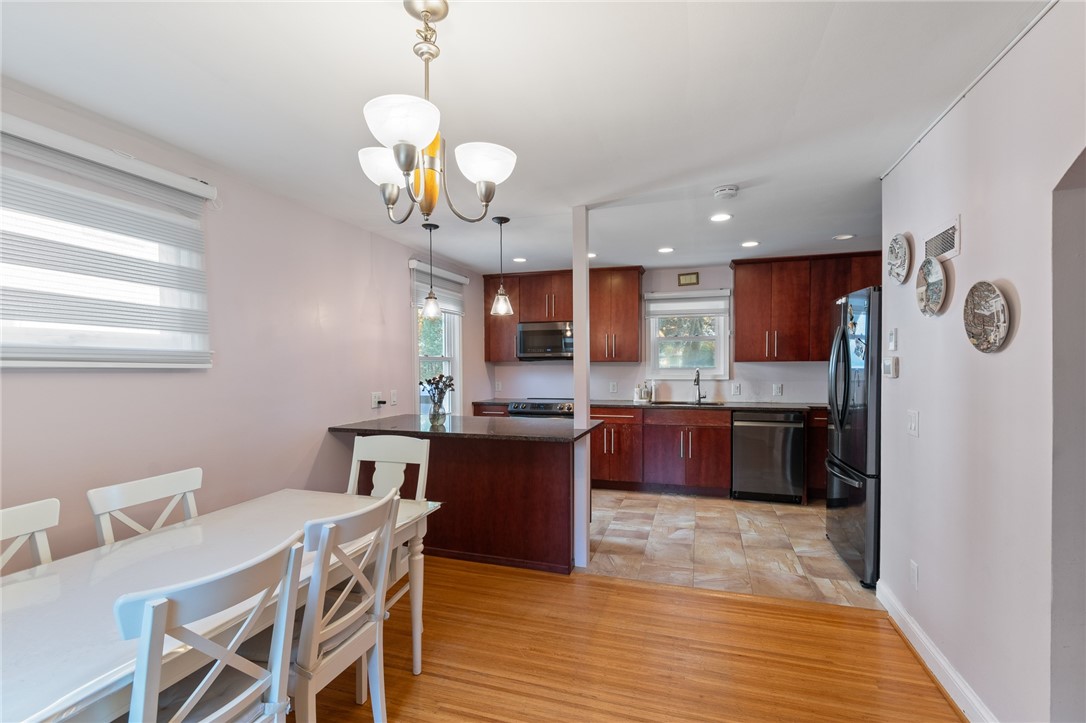 29 Avondale Road Irondequoit, NY 14622 - Photo 11 of 30 The dinette to the kitchen - updated counters and cabinets!
