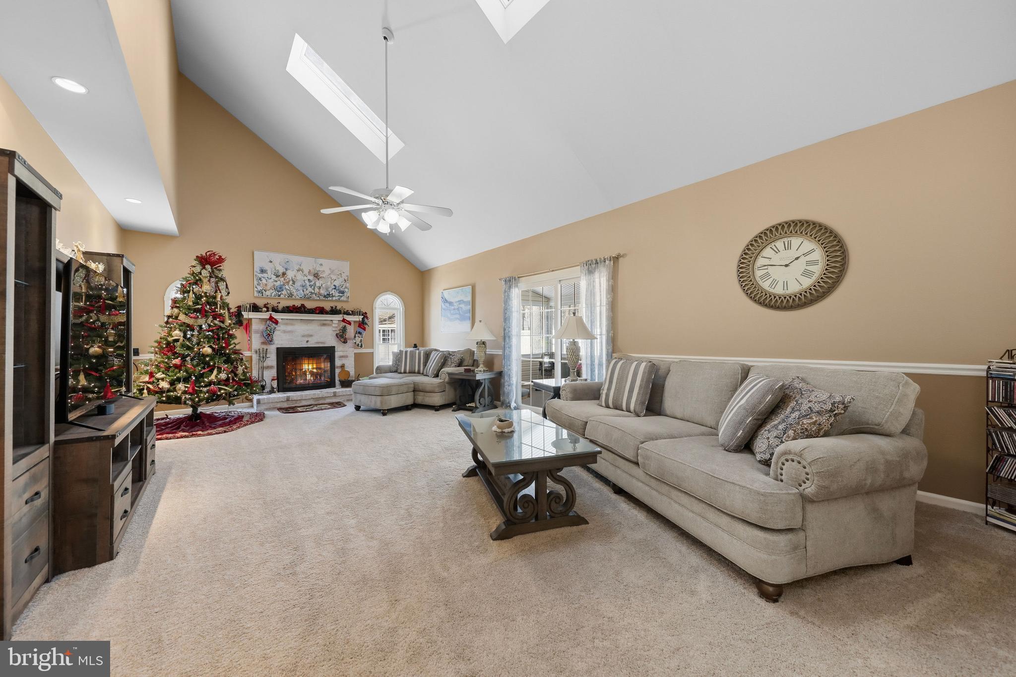2 Packenah Trail Shamong, NJ 08088 - Photo 16 of 51 Family room with sliding door to adjoining sunroom