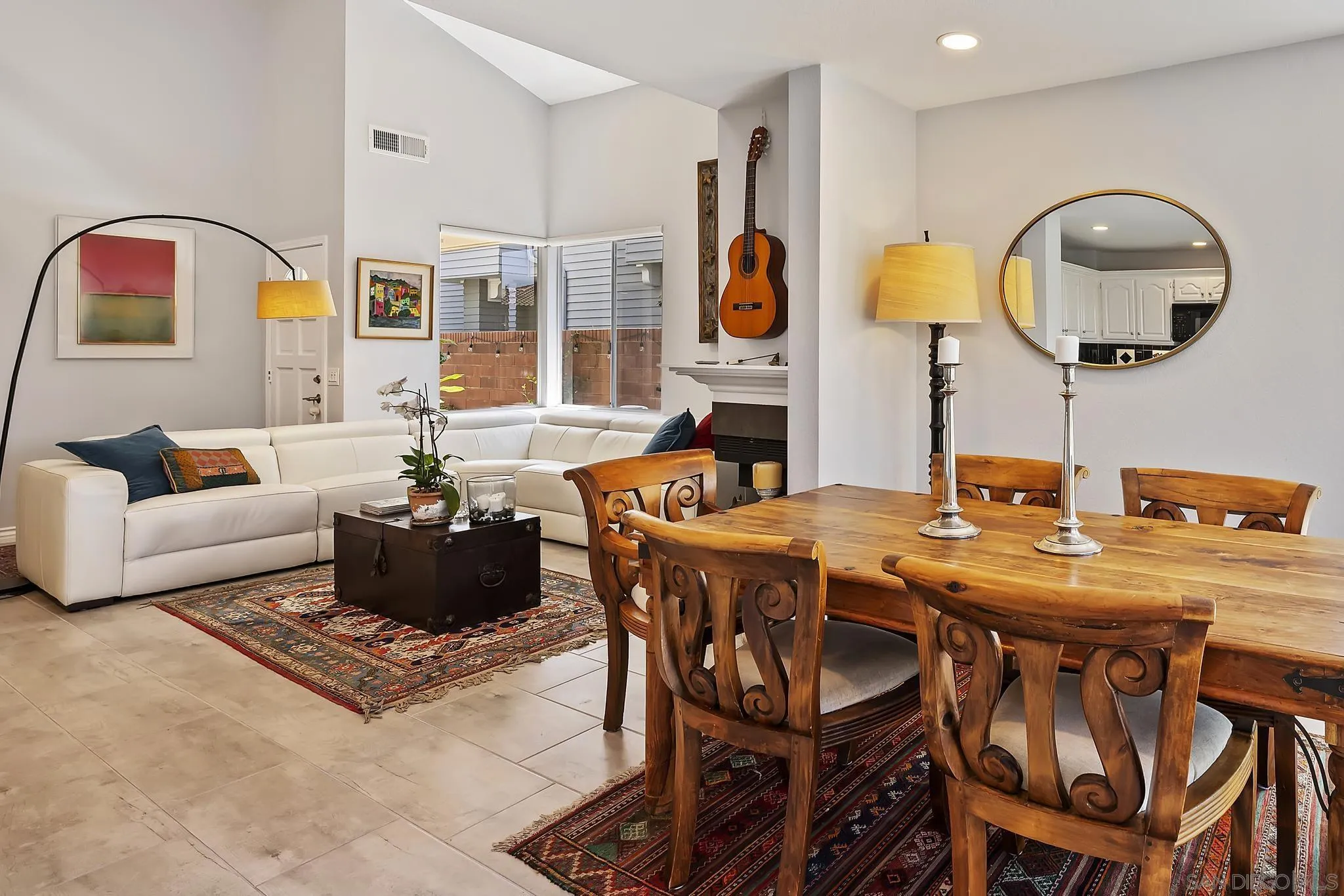 7015 Lavender Way Carlsbad, CA 92011 - Photo 9 of 67 a living room with fireplace furniture and a wooden floor