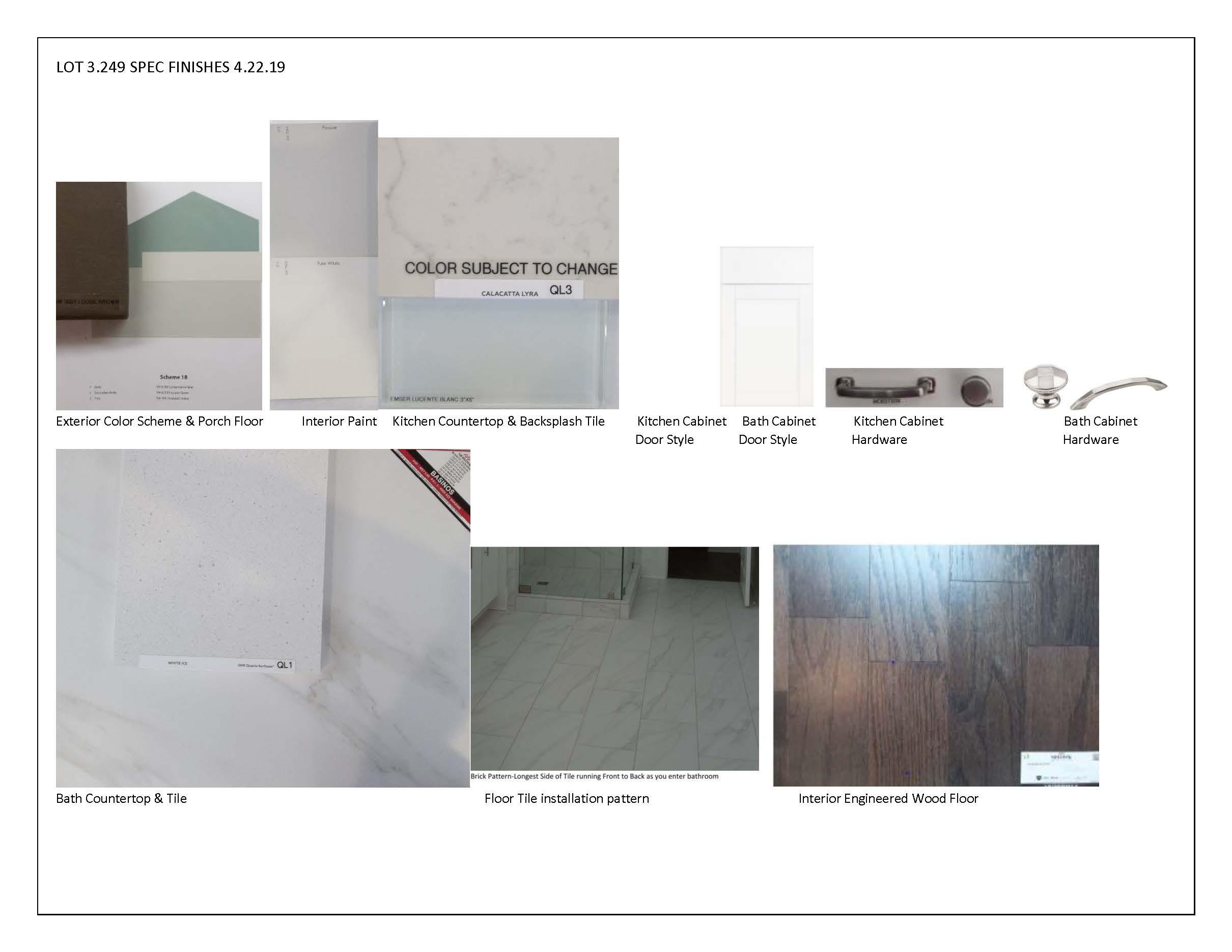 84 Prairie Pass, Unit LOT 249 Santa Rosa Beach, FL 32459 - Photo 6 of 25 Lot 249 Color Board