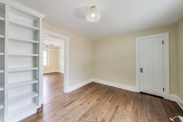 wooden floor in an empty room