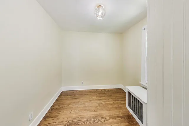 wooden floor in an empty room