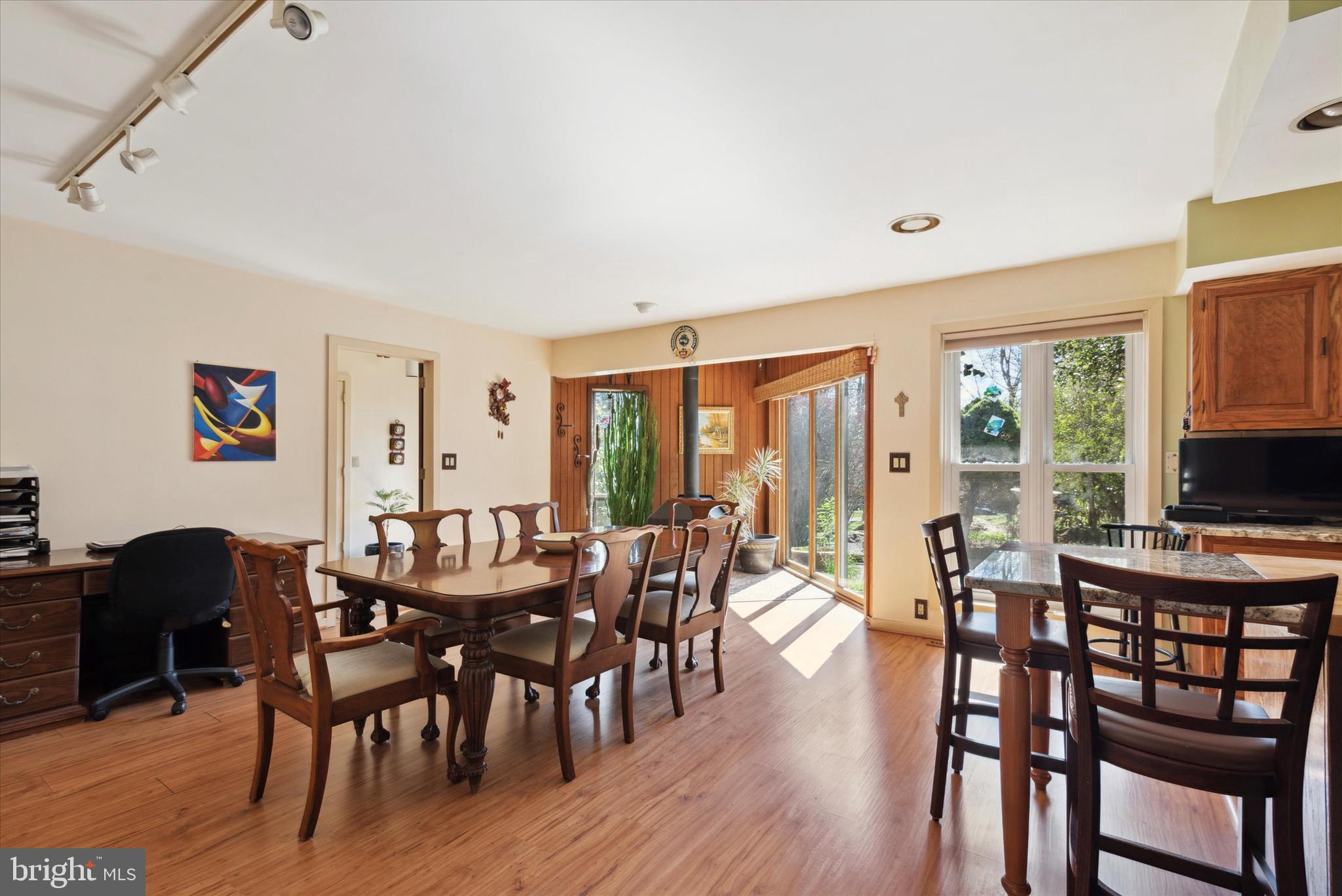 655 Lindley Road Glenside, PA 19038 - Photo 13 of 35 Recess lighting and laminate wood floors.