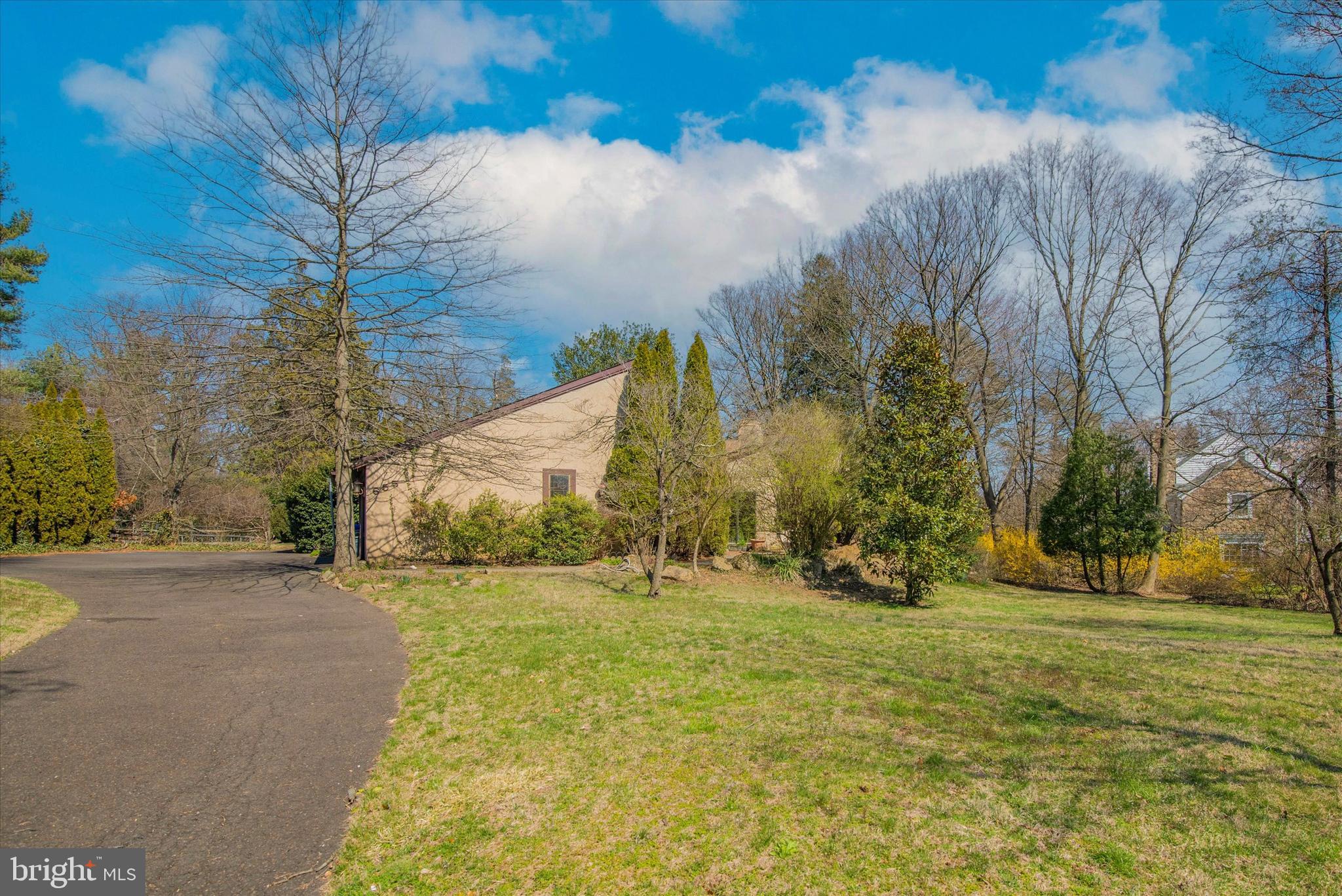 655 Lindley Road Glenside, PA 19038 - Photo 4 of 35 Front yard and
paved driveway.