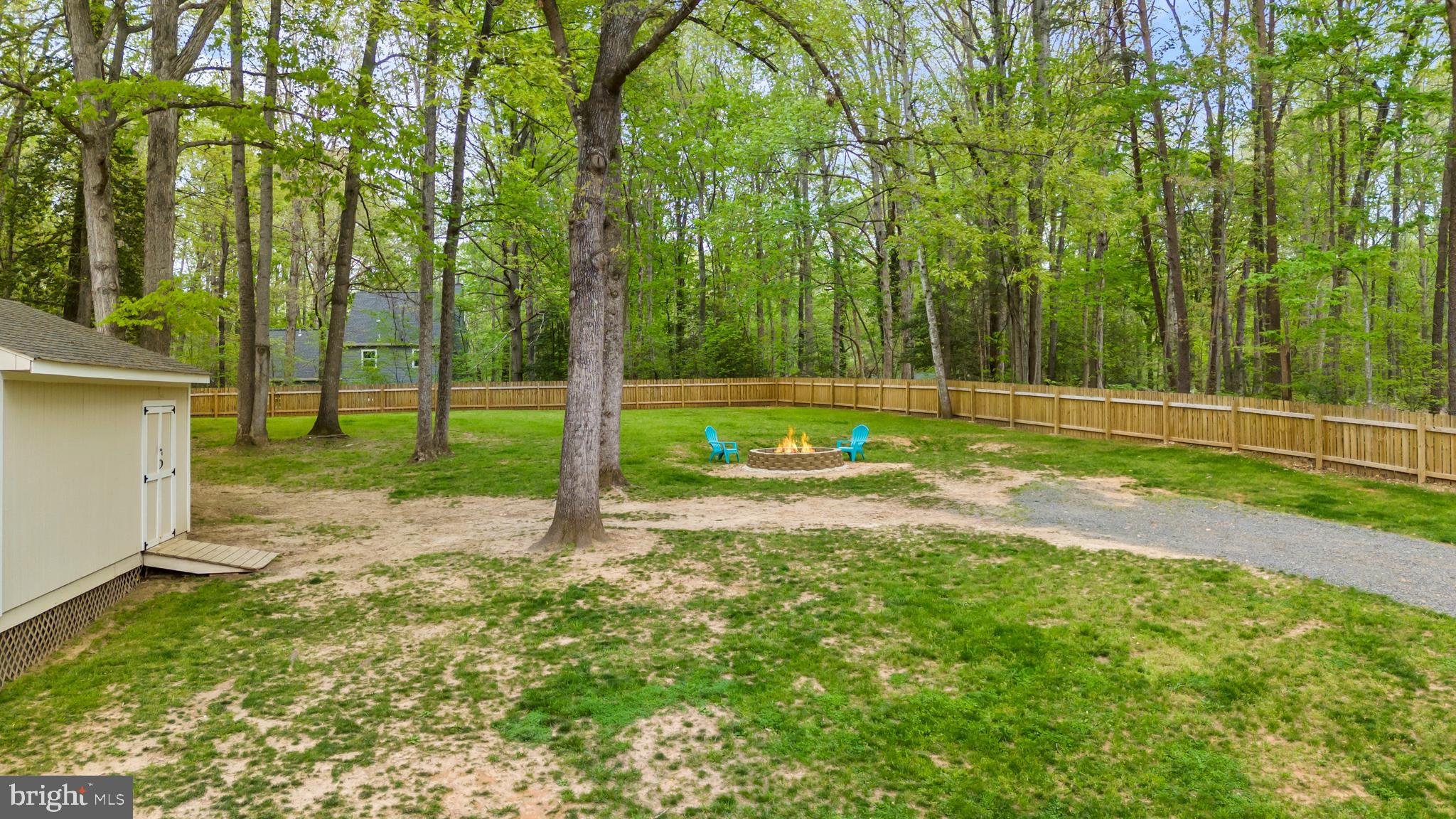 8 Colyer Road Fredericksburg, VA 22406 - Photo 51 of 56 a view of a backyard with green space