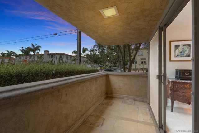 a view of balcony and patio