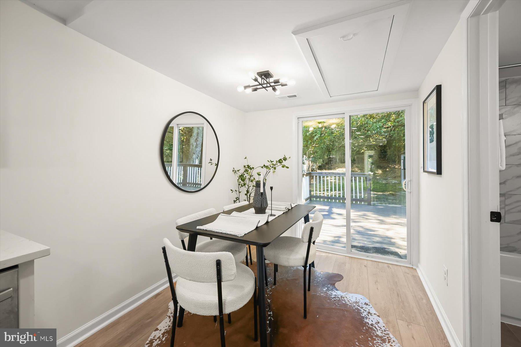 4 Wendover Road Glen Burnie, MD 21060 - Photo 9 of 20 Dining w/ deck access