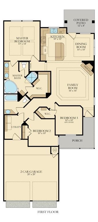 115 Cartwheel Bend Austin, TX 78738 - Photo 20 of 21 115 Cartwheel floor plan