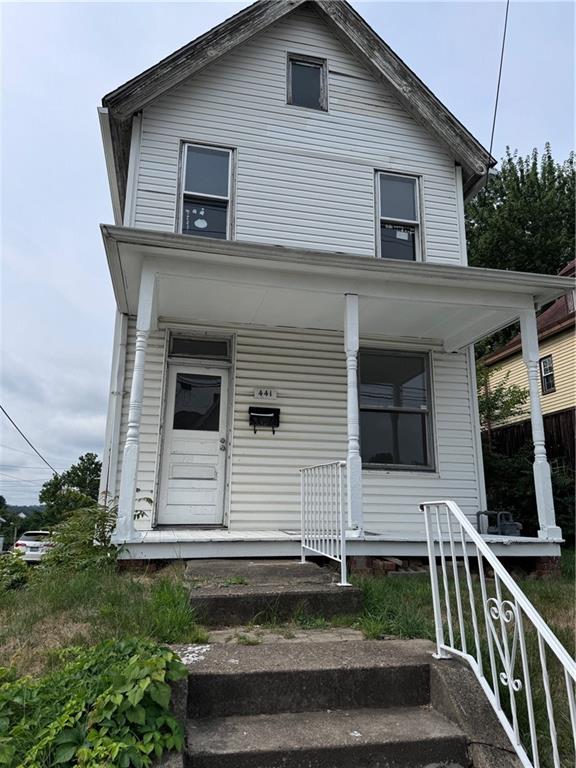 441 5th Street Donora, PA 15033 - Photo 2 of 16 a view of a house with a balcony