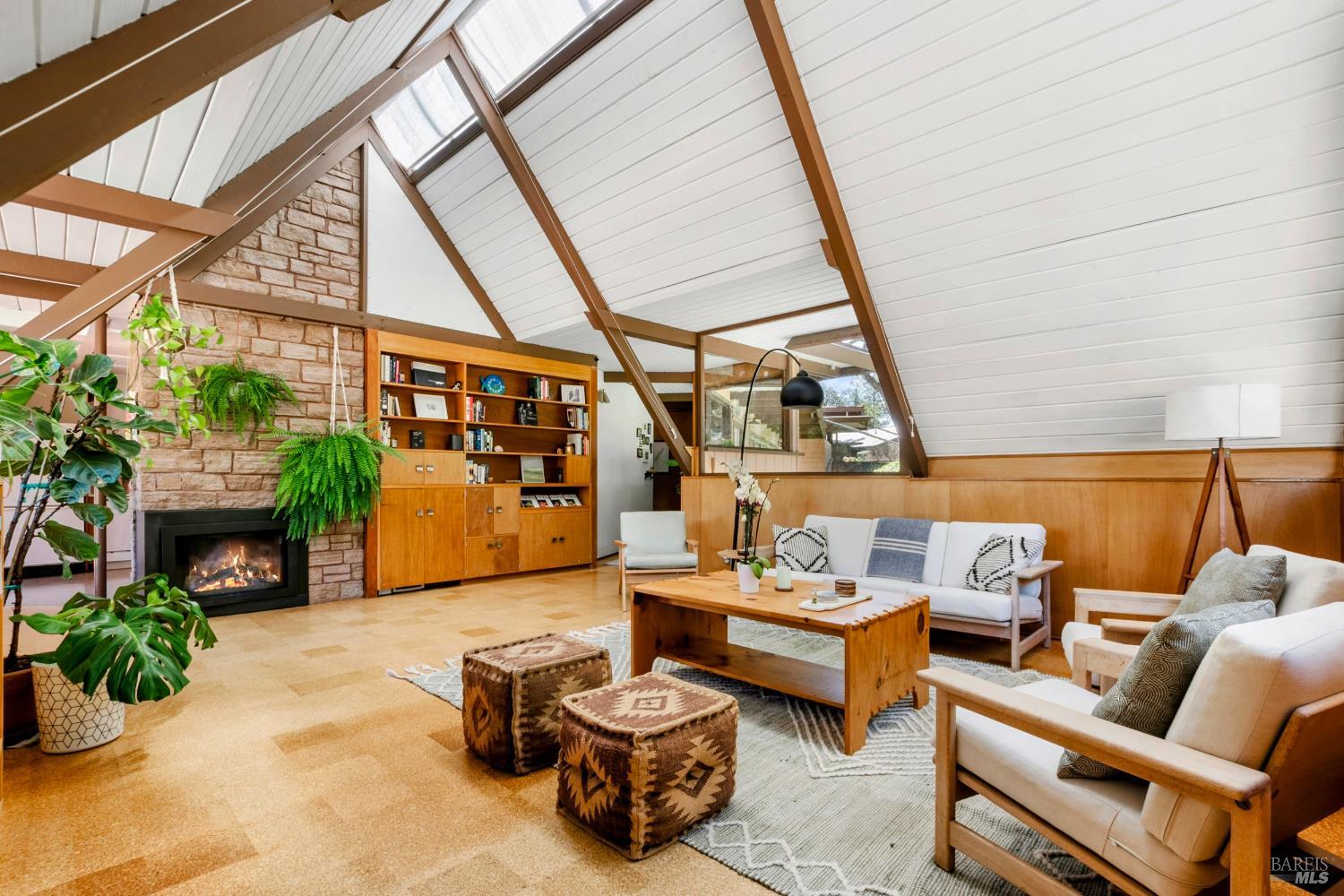 2140 Hyland Court Santa Rosa, CA 95404 - Photo 15 of 51 a outdoor living space with furniture and a fireplace