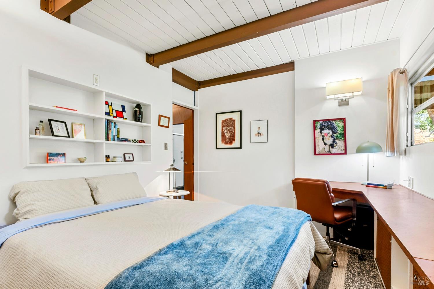 2140 Hyland Court Santa Rosa, CA 95404 - Photo 36 of 51 a bedroom with a bed and a desk