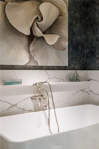 a view of terrace with wooden floor