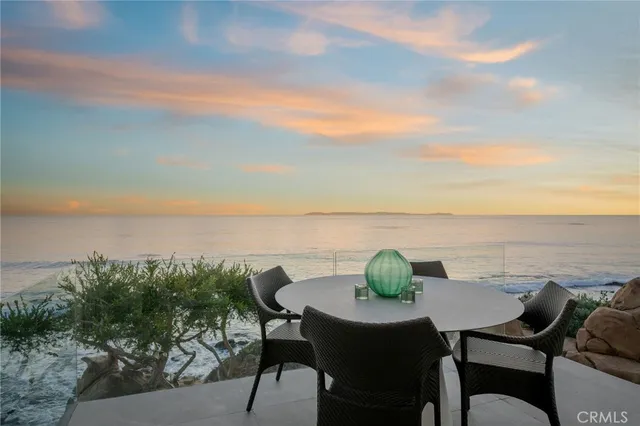 a view of beach and ocean