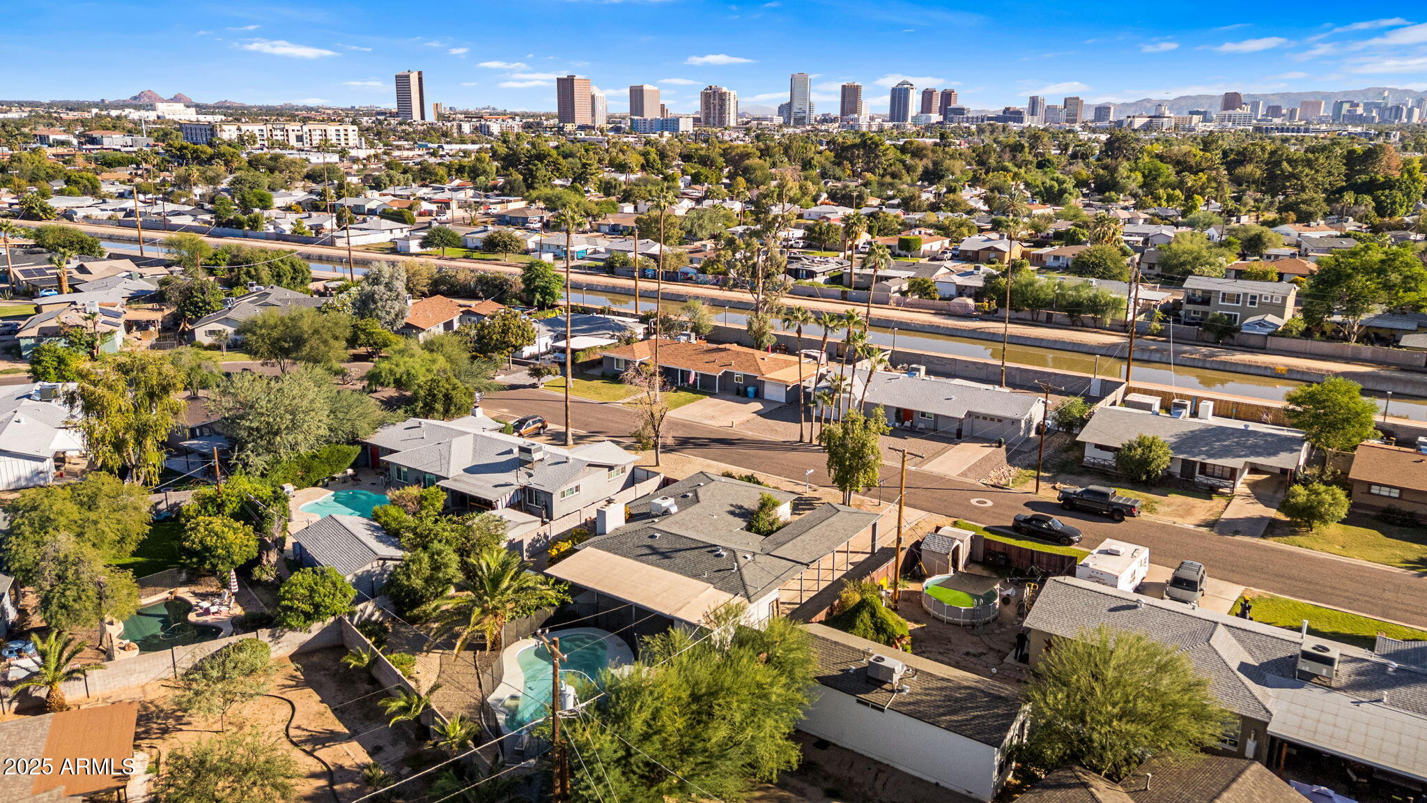 1334 West Sells Drive Phoenix, AZ 85013 - Photo 27 of 32 an aerial view of a city