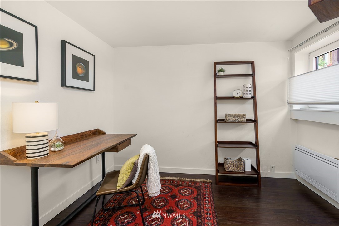 2031 Fairview Avenue East, Unit E Seattle, WA 98102 - Photo 21 of 32 a view of workspace with wooden floor