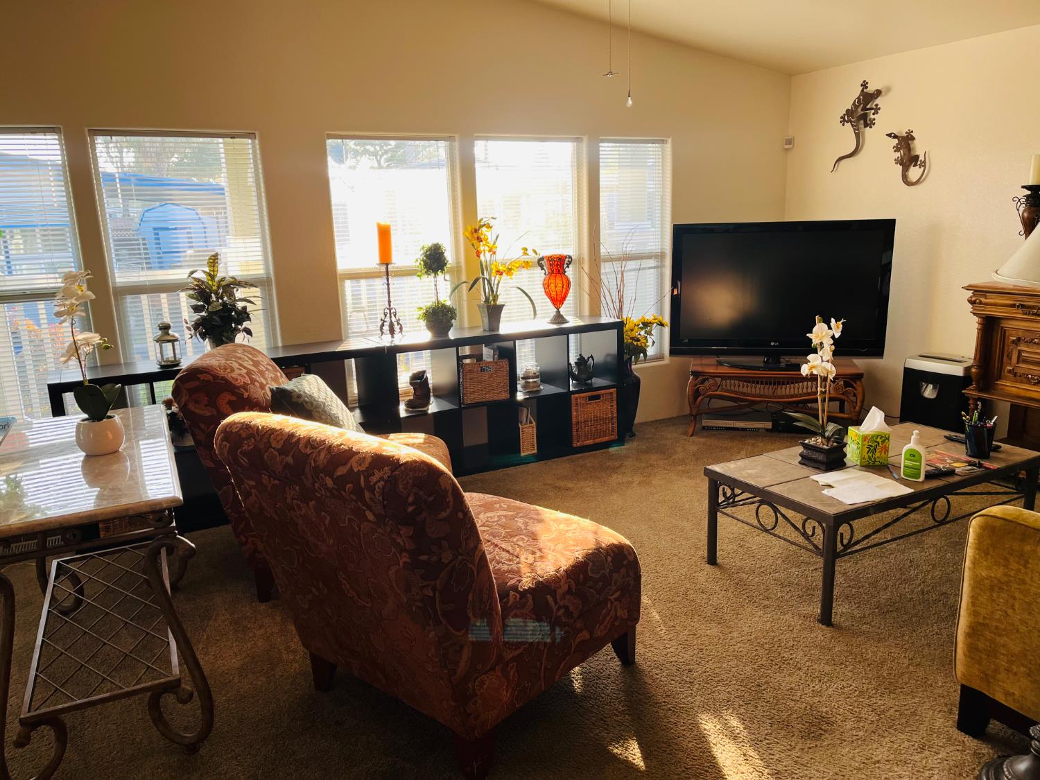 195 Schooner Lane Modesto, CA 95356 - Photo 5 of 24 a living room with furniture and a flat screen tv