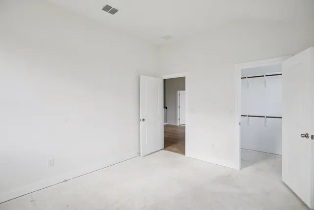 a view of empty room