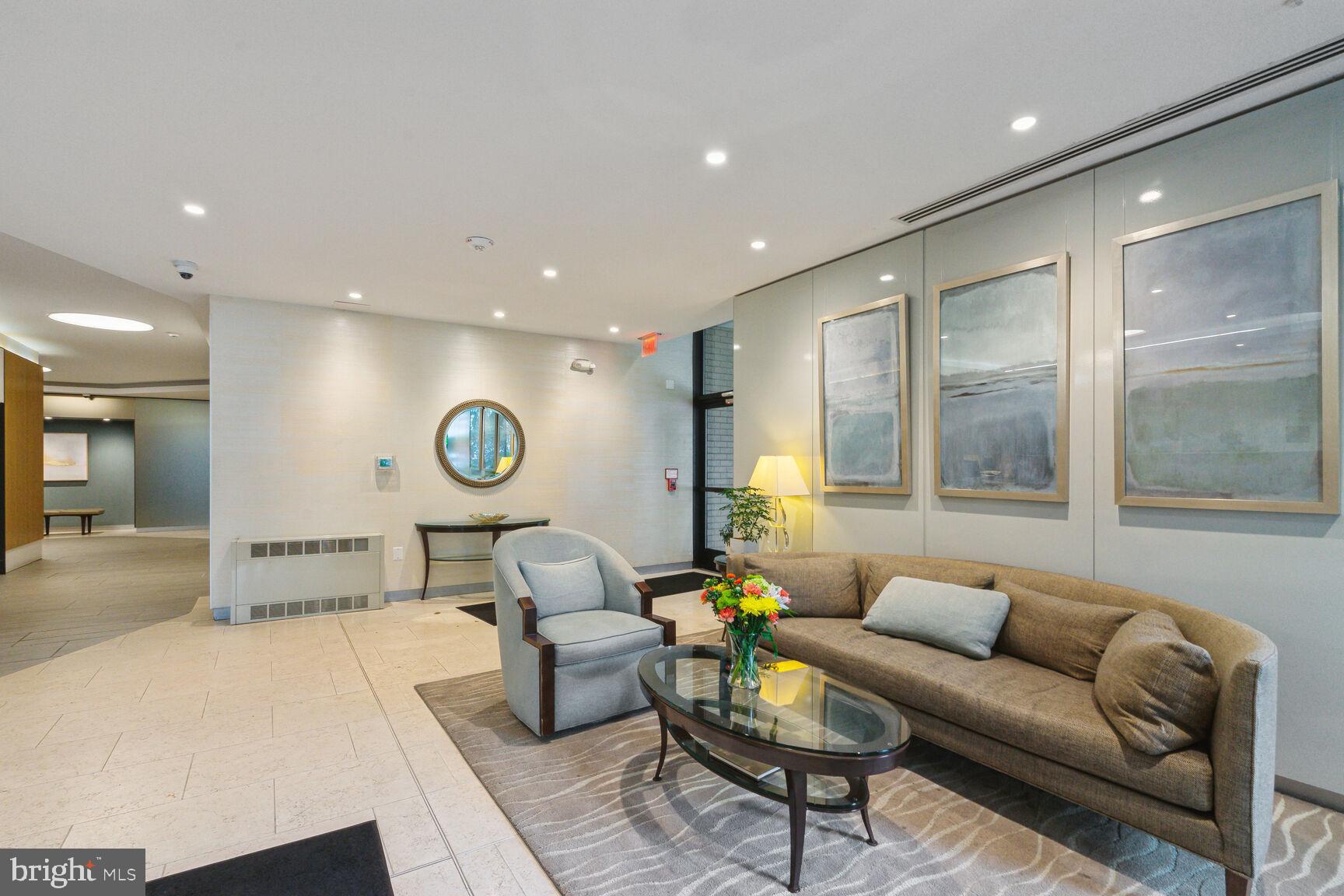 4141 North Henderson Road, Unit 825 Arlington, VA 22203 - Photo 4 of 29 Lobby sitting area