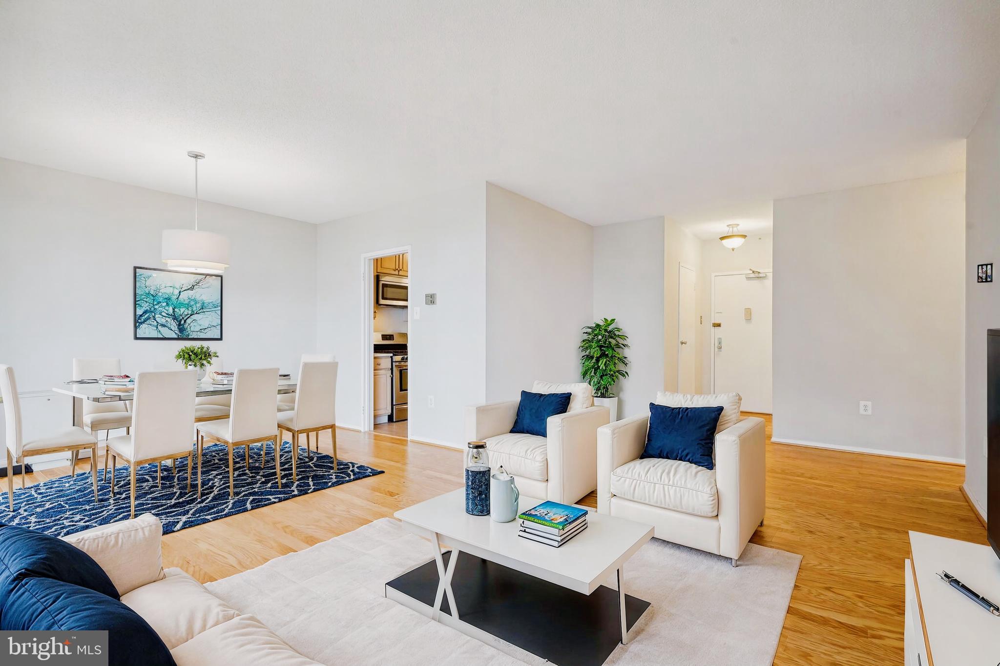 4141 North Henderson Road, Unit 825 Arlington, VA 22203 - Photo 5 of 29 virtually staged living/dining #3