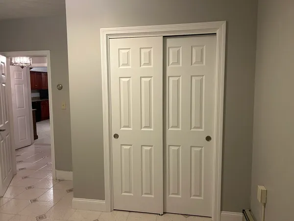 a view of an empty room