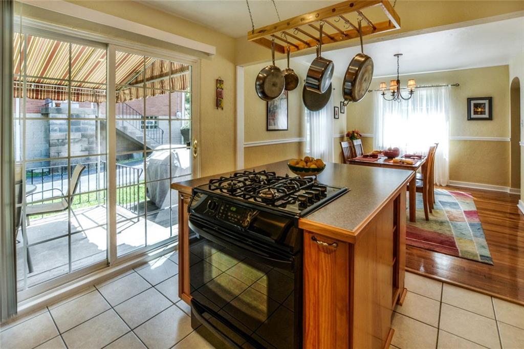 109 Deimling Road Pittsburgh, PA 15229 - Photo 3 of 23 Kitchen - Built-in Gas Stove featured in Center Island
