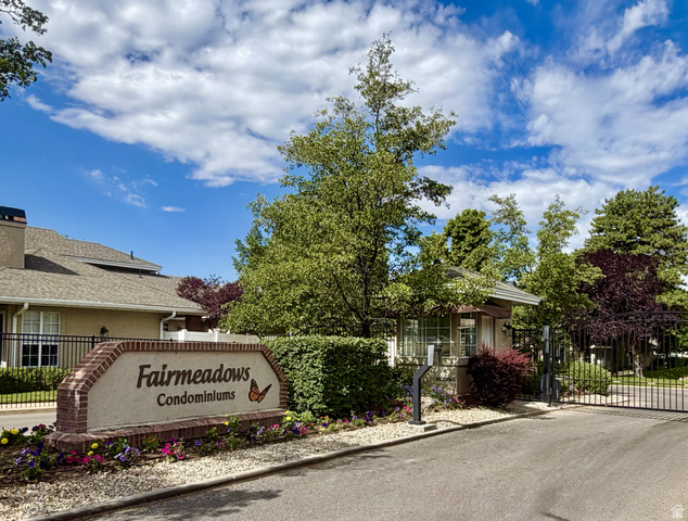 6907 South 745th Street East, Unit G Midvale, UT 84047 - Photo 21 of 30 Fairmeadows gated community entry on 900 East