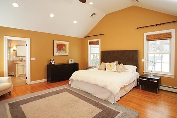 33 Old Orchard Road Newton, MA 02467 - Photo 5 of 7 a bedroom with a bed and wooden floor