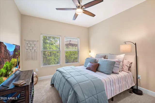 a view of a swimming pool with an outdoor space