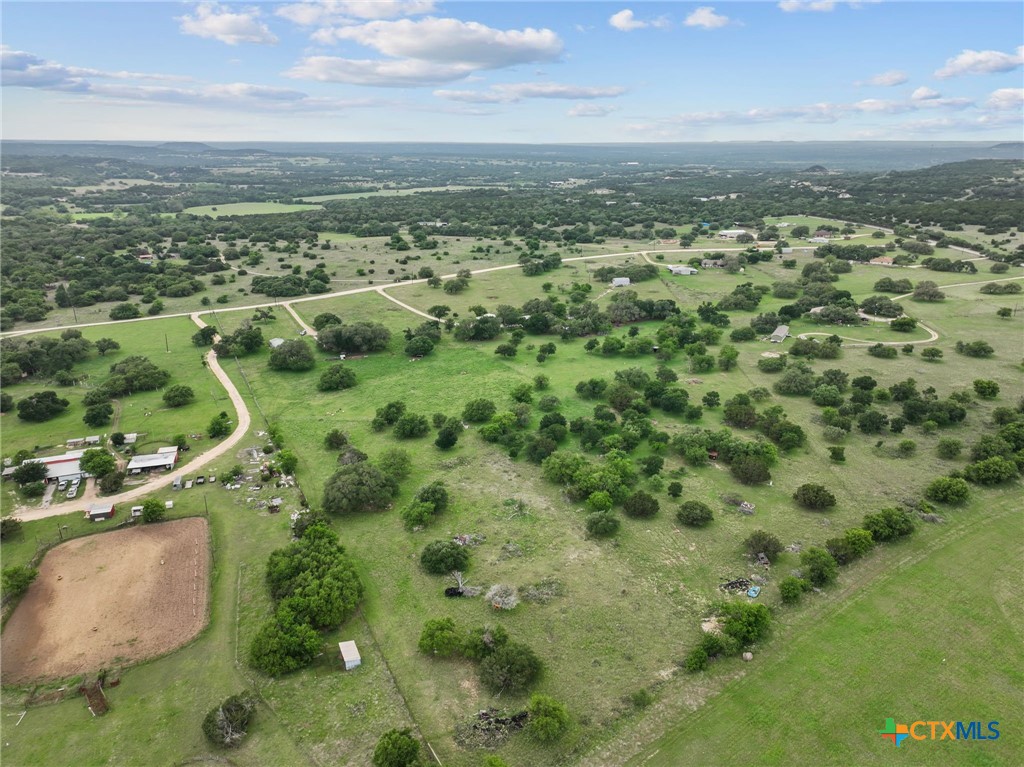 601 7 Ranch Road Salado, TX 76571 - Photo 9 of 44 an aerial view of residential houses with outdoor space and trees