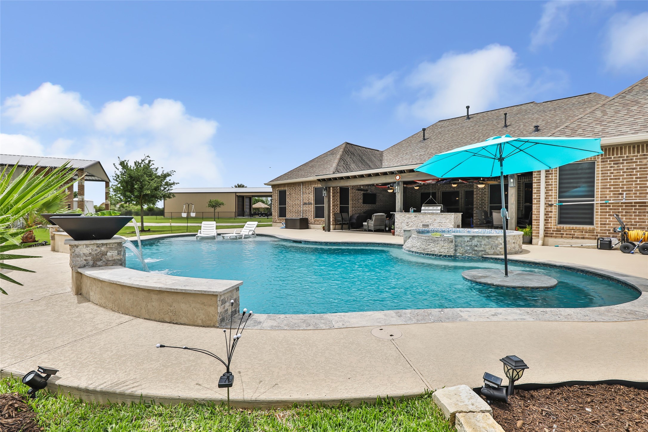 6202 Circle Back Road Baytown, TX 77523 - Photo 42 of 50 Attached hot tub