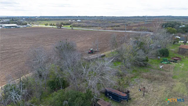 a view of a room with a yard