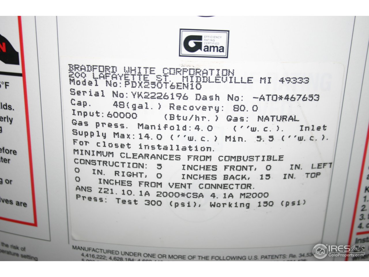 4501 Nelson Road, Unit 2203 Longmont, CO 80503 - Photo 22 of 23 Hot Water Heater