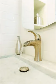 a bathroom with a sink