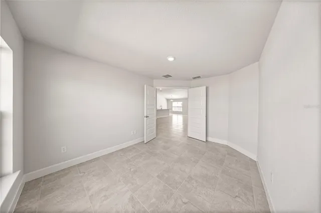 a view of empty room