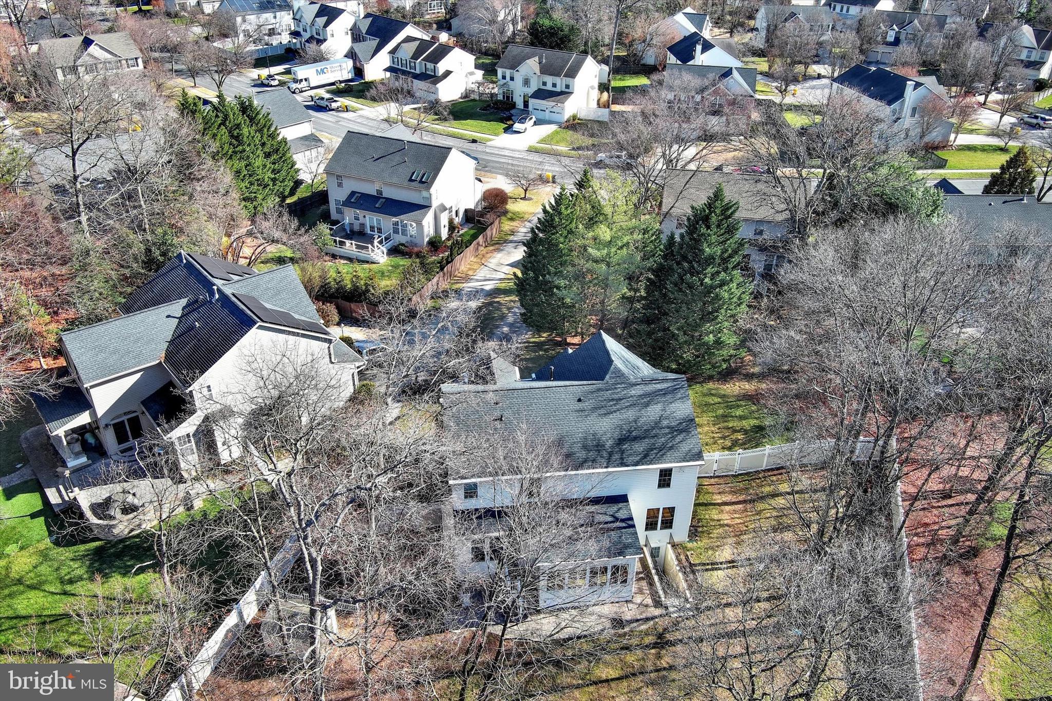 1590 Chapman Road Crofton, MD 21054 - Photo 49 of 70 Aerial of rear exterior in private setting.