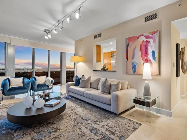 a view of a city from a balcony