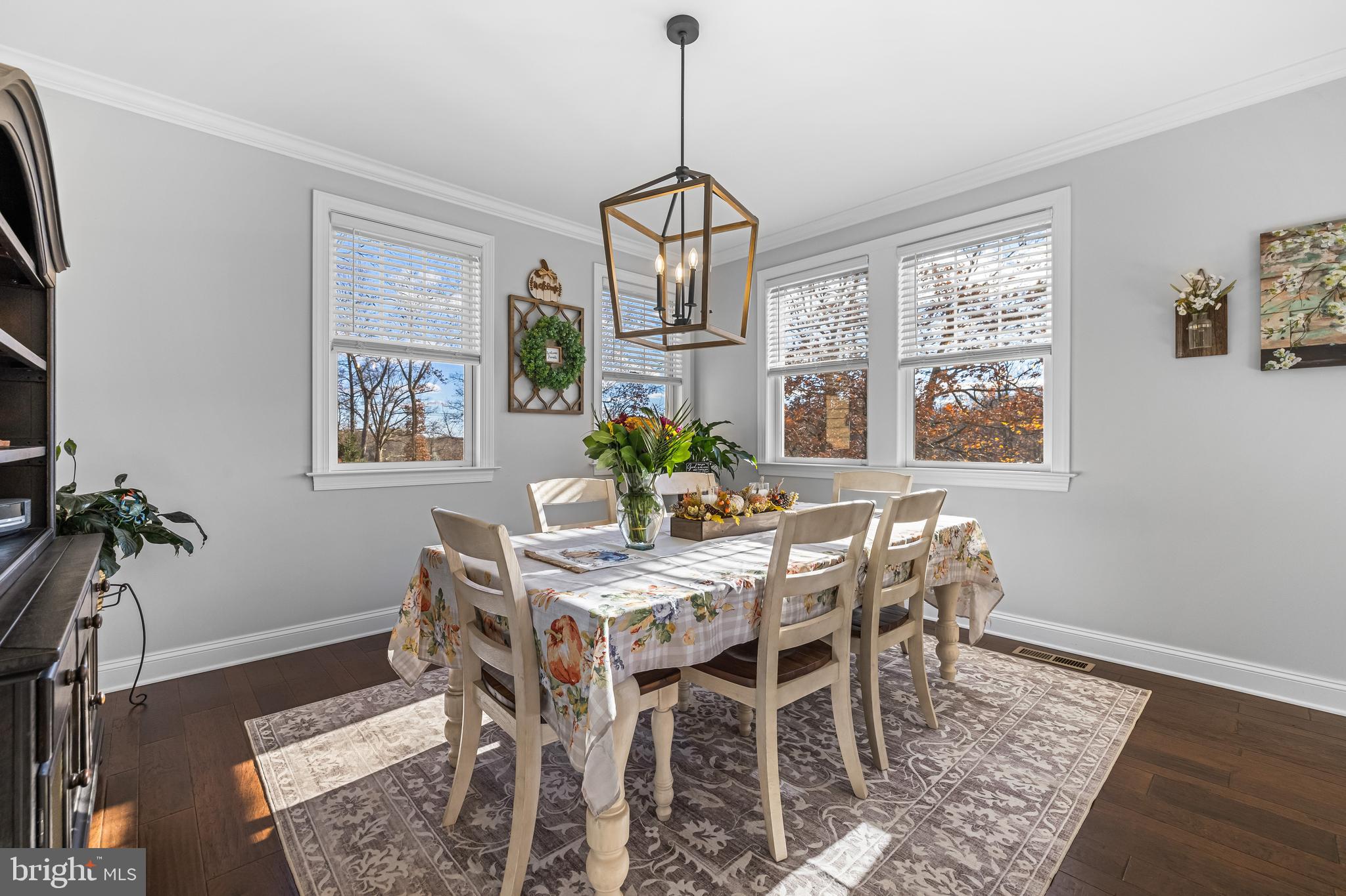 20834 Old York Road Parkton, MD 21120 - Photo 13 of 35 a view of a dining room with furniture window and wooden floor