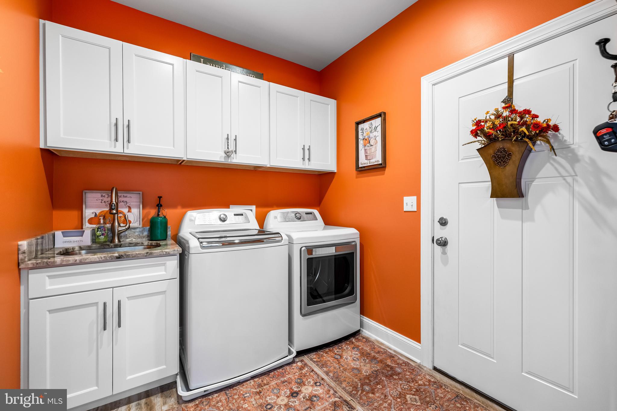 20834 Old York Road Parkton, MD 21120 - Photo 14 of 35 a utility room with sink dryer and washer