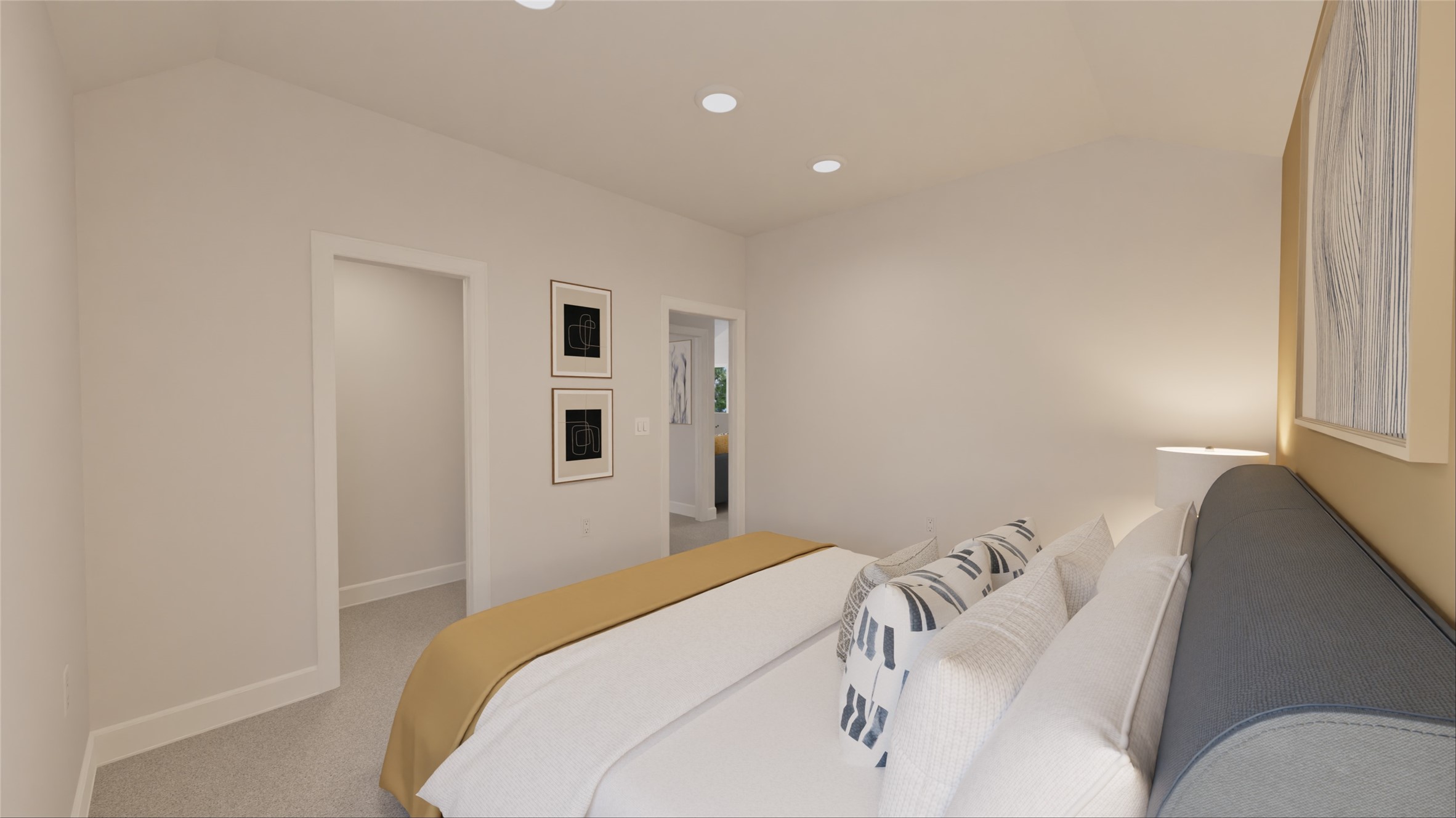 1514 Gentle Wind Court Angleton, TX 77515 - Photo 16 of 27 a bedroom with a bed and a window