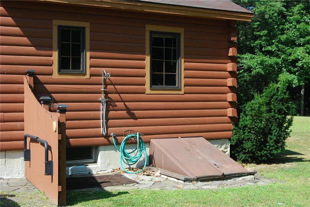 Outdoor shower!
