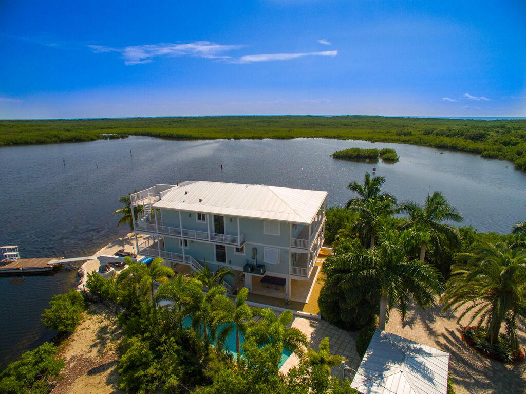 100 La Paloma Road Key Largo, FL 33037 - Photo 1 of 66 Aerial Pool Photo