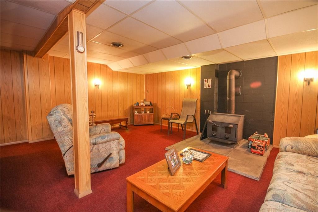 389 Mowry Road Monaca, PA 15061 - Photo 12 of 20 Wood burner, can heat up this room in a flash!
