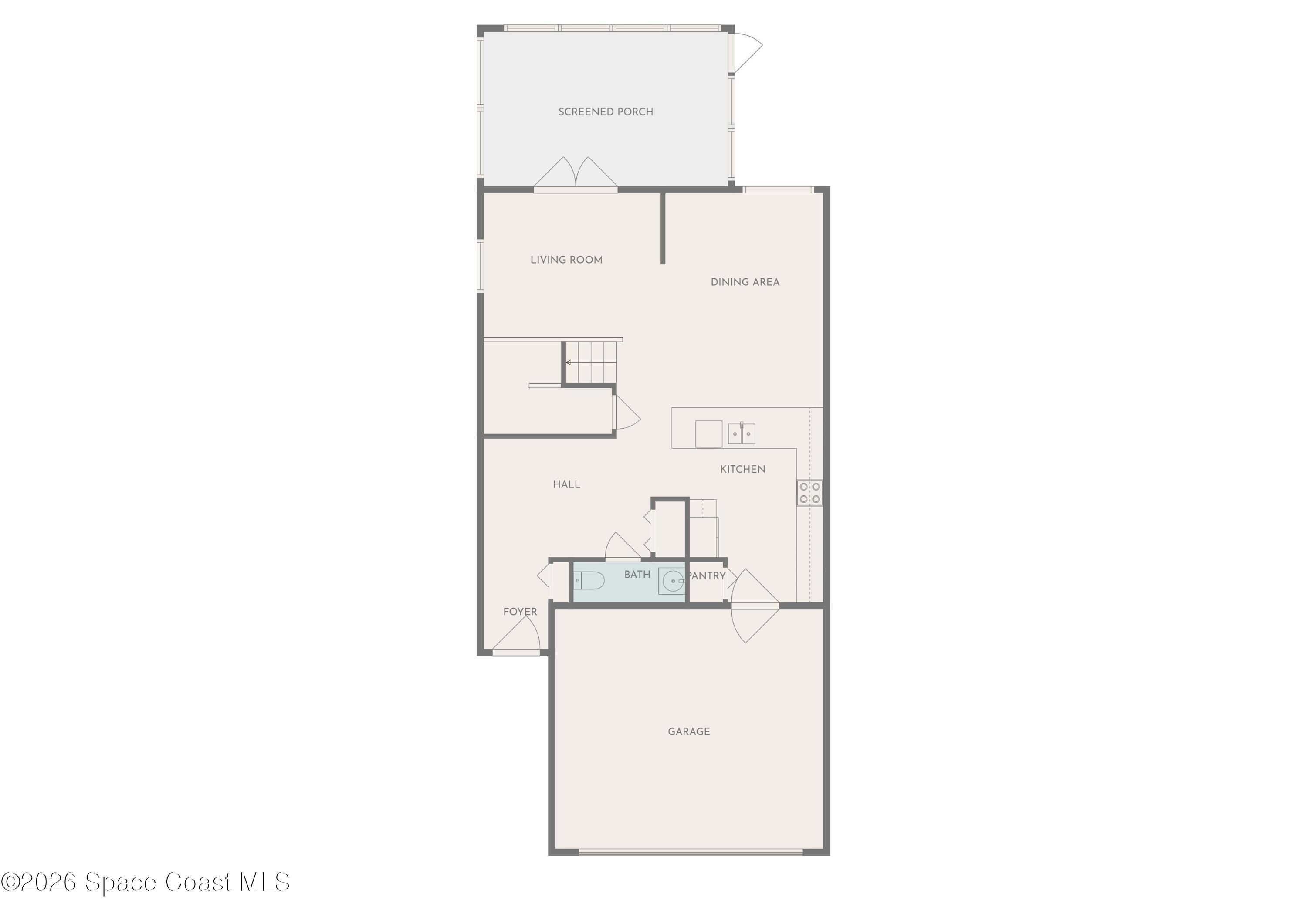 503 Arbor Ridge Lane Titusville, FL 32780 - Photo 38 of 40 downstairs floorplan