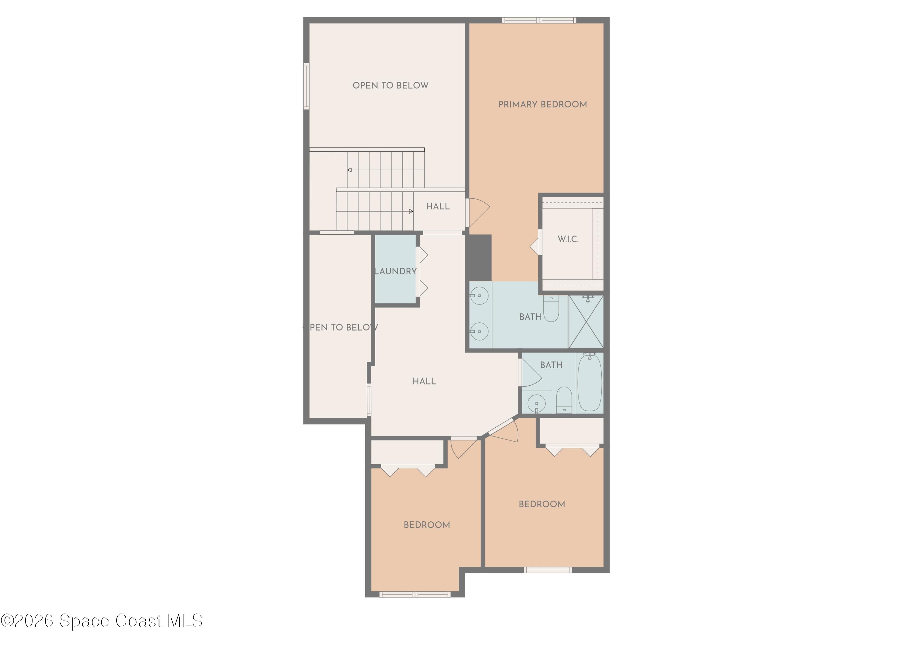 503 Arbor Ridge Lane Titusville, FL 32780 - Photo 39 of 40 upstairs floor plan