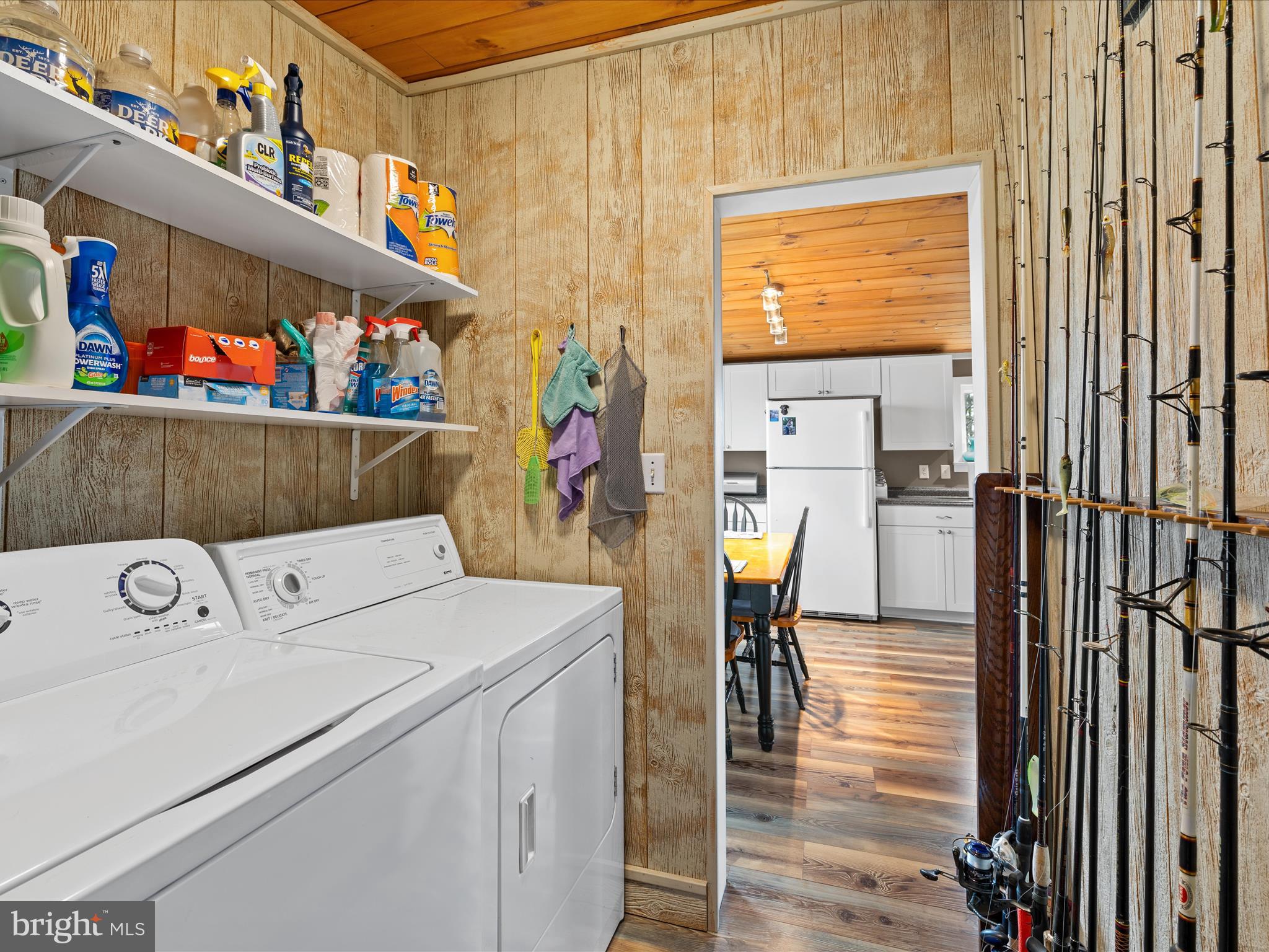 2765 Hoopers Island Road Fishing Creek, MD 21634 - Photo 40 of 111 a utility room with dryer and washer